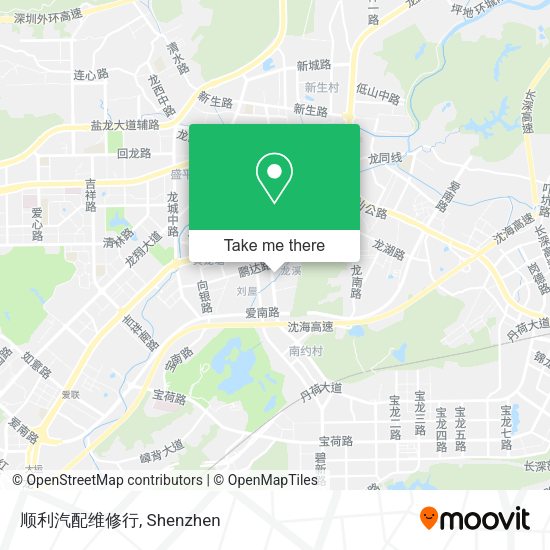 顺利汽配维修行 map