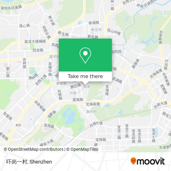 吓岗一村 map