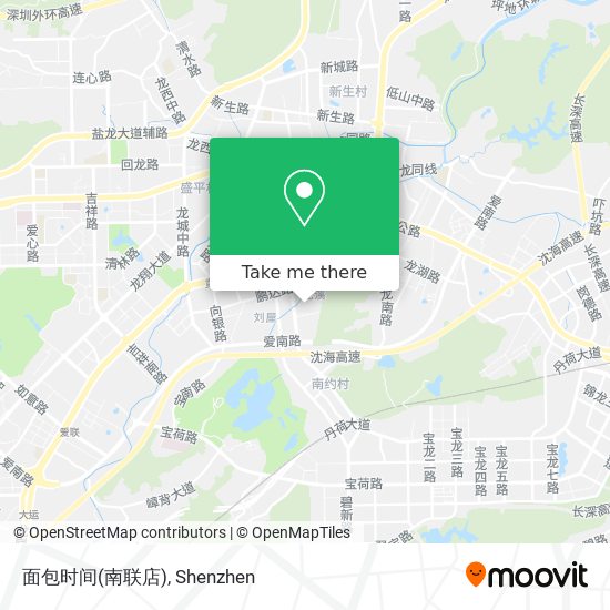 面包时间(南联店) map