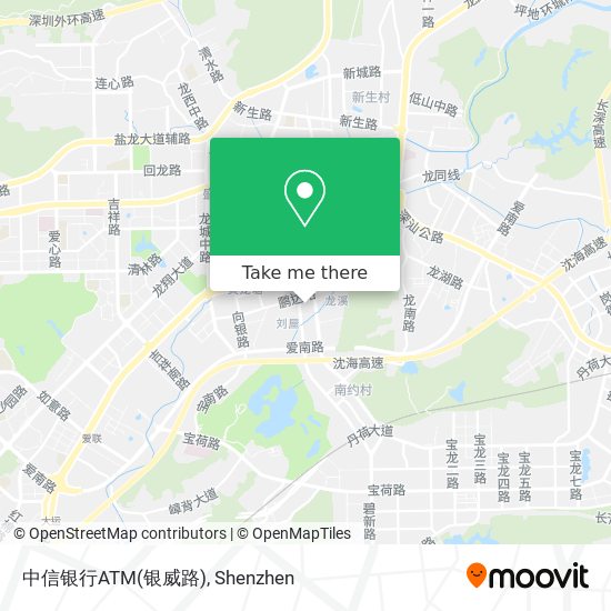 中信银行ATM(银威路) map