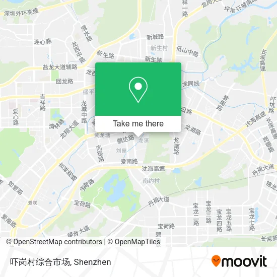 吓岗村综合市场 map