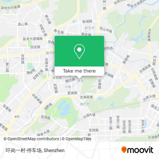 吓岗一村-停车场 map