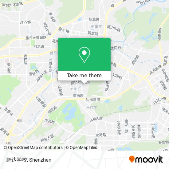 鹏达学校 map