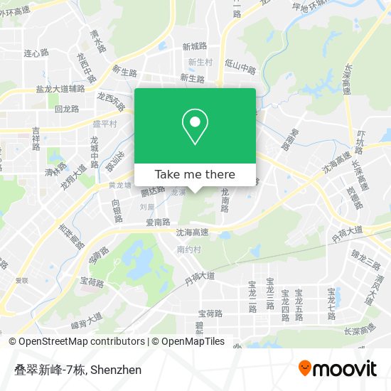 叠翠新峰-7栋 map