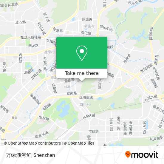 万绿湖河鲜 map