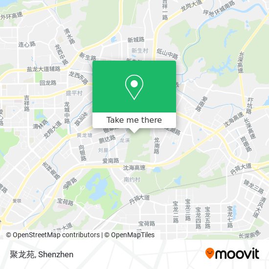 聚龙苑 map