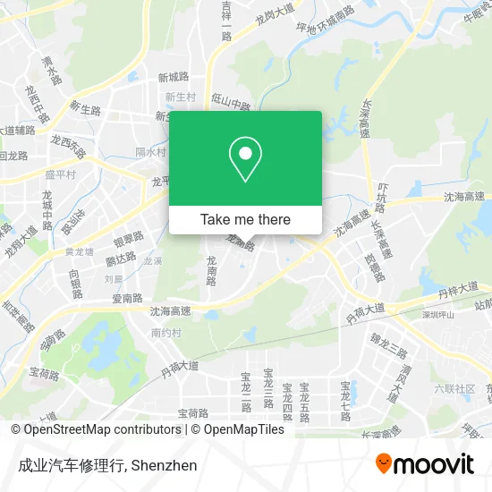 成业汽车修理行 map