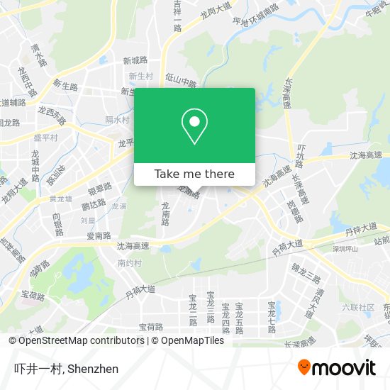 吓井一村 map
