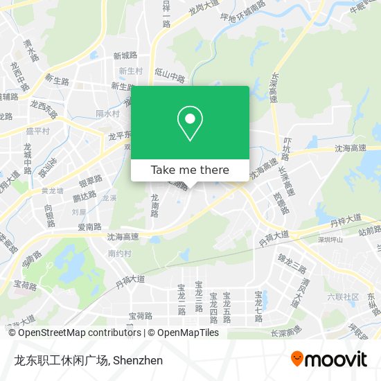 龙东职工休闲广场 map