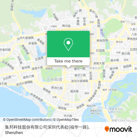 集邦科技股份有限公司深圳代表处(福华一路) map