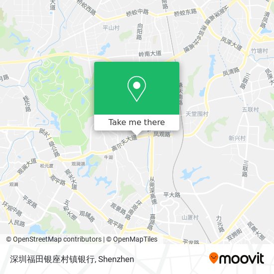 深圳福田银座村镇银行 map