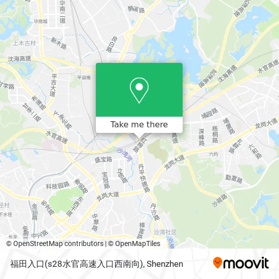 福田入口(s28水官高速入口西南向) map