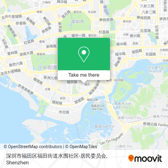 深圳市福田区福田街道水围社区-居民委员会 map