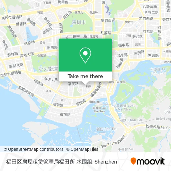 福田区房屋租赁管理局福田所-水围组 map