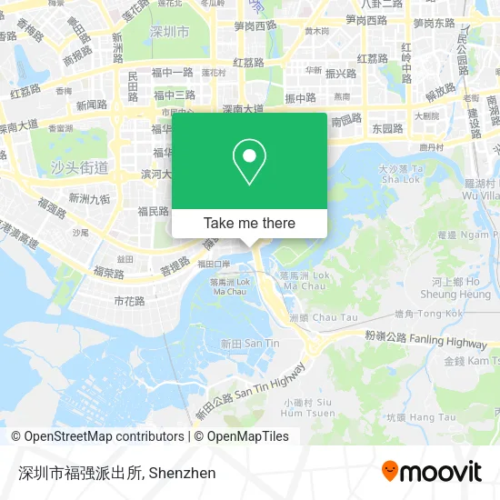 深圳市福强派出所 map