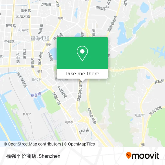 福强平价商店 map