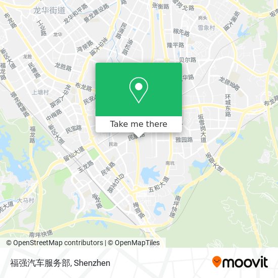福强汽车服务部 map