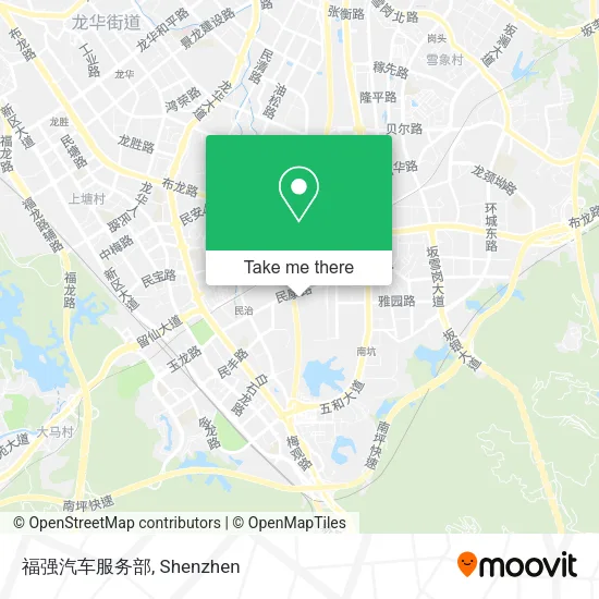 福强汽车服务部 map