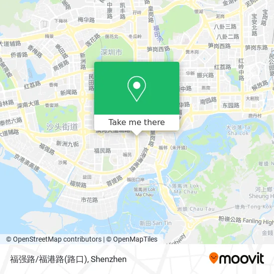 福强路/福港路(路口) map
