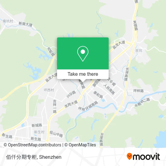 佰仟分期专柜 map