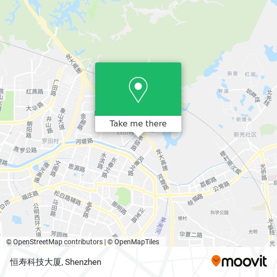 恒寿科技大厦 map