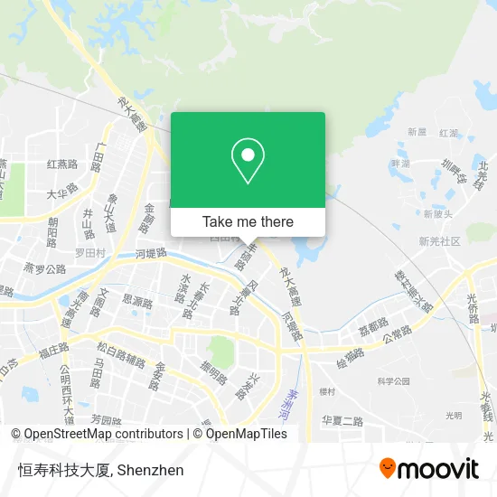 恒寿科技大厦 map