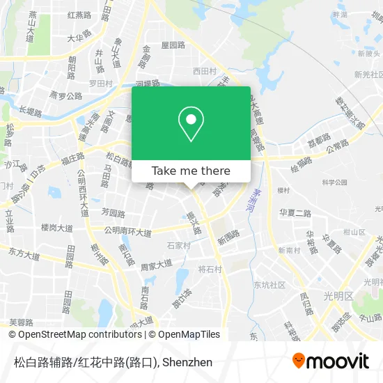 松白路辅路/红花中路(路口) map
