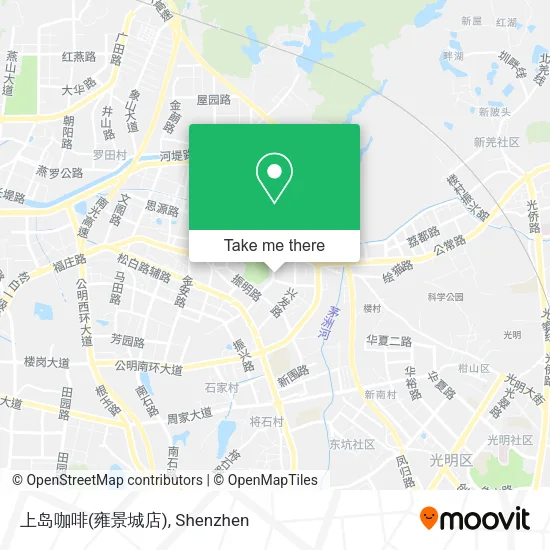 上岛咖啡(雍景城店) map