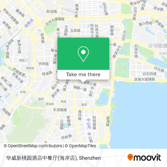 华威新桃园酒店中餐厅(海岸店) map