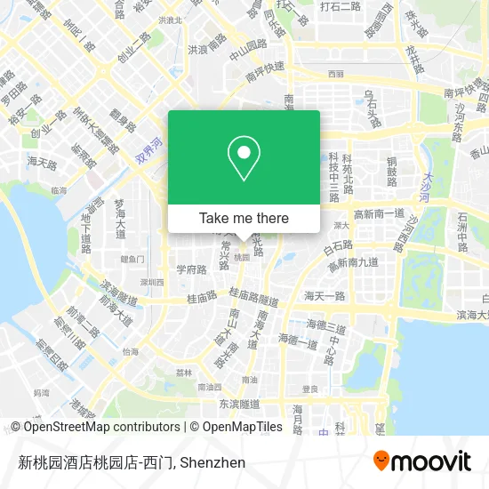新桃园酒店桃园店-西门 map