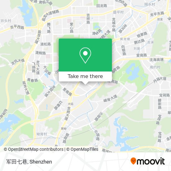 军田七巷 map