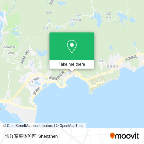 海洋军事体验区 map