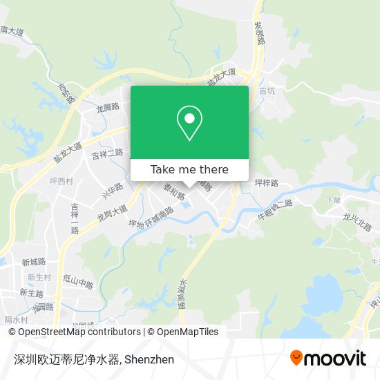 深圳欧迈蒂尼净水器 map