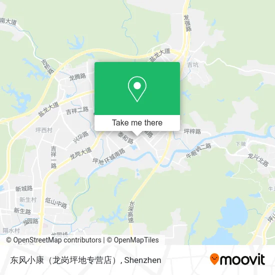 东风小康（龙岗坪地专营店） map