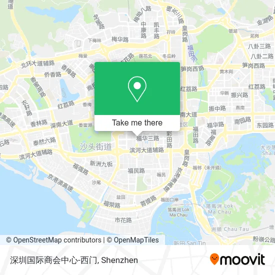 深圳国际商会中心-西门 map