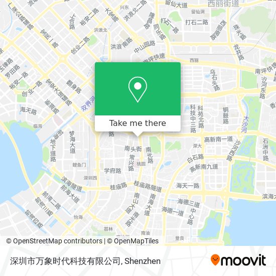 深圳市万象时代科技有限公司 map