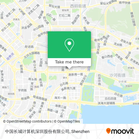 中国长城计算机深圳股份有限公司 map