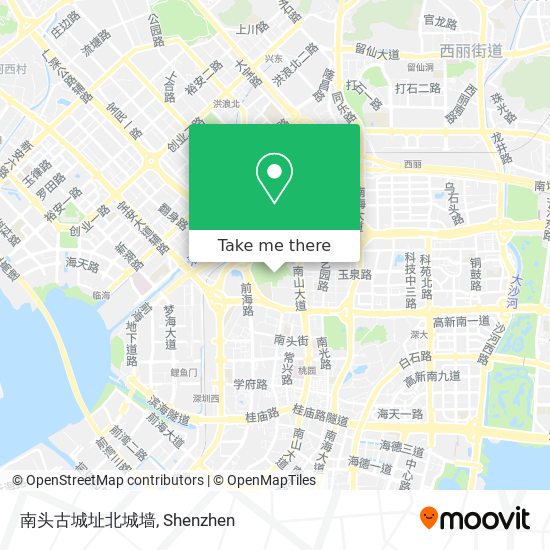 南头古城址北城墙 map