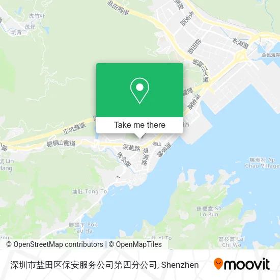 深圳市盐田区保安服务公司第四分公司 map