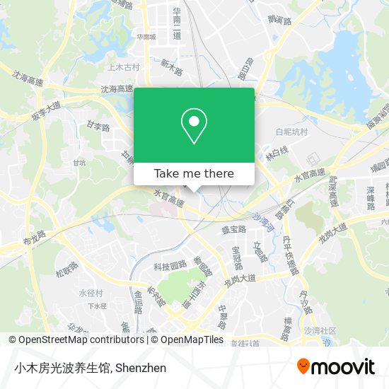 小木房光波养生馆 map
