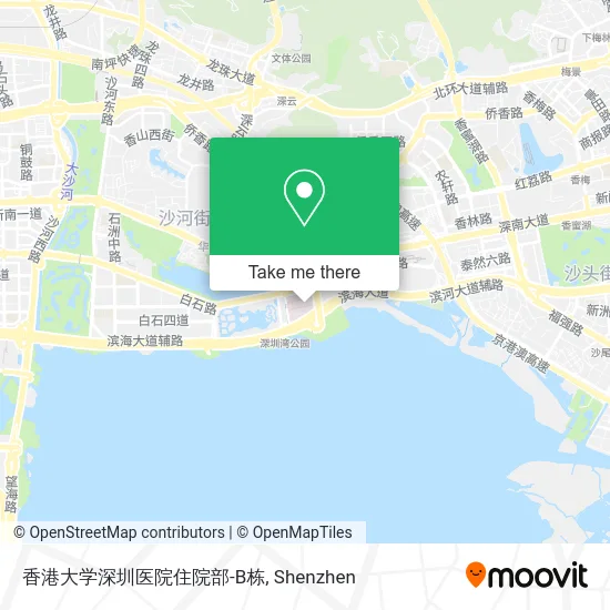 香港大学深圳医院住院部-B栋 map