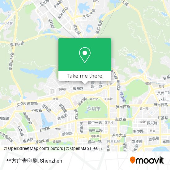 华方广告印刷 map