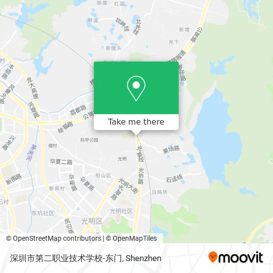 深圳市第二职业技术学校-东门 map
