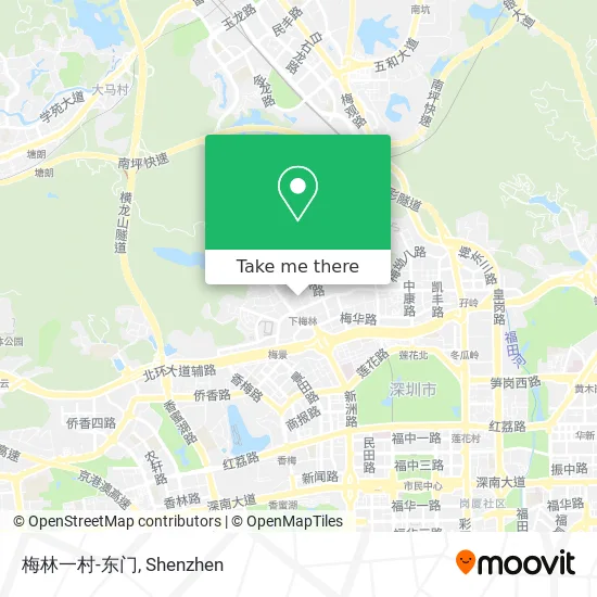 梅林一村-东门 map