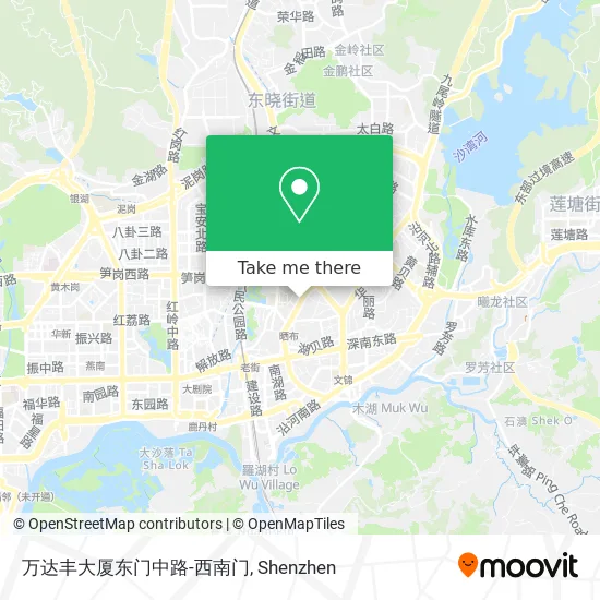 万达丰大厦东门中路-西南门 map