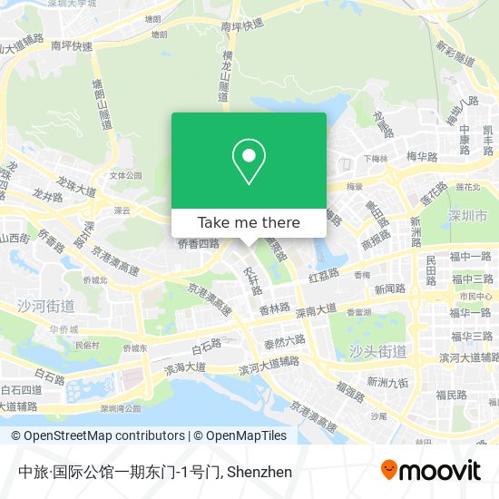 中旅·国际公馆一期东门-1号门 map