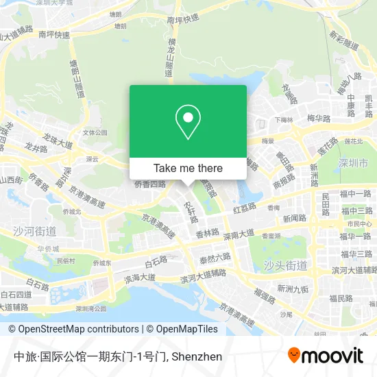 中旅·国际公馆一期东门-1号门 map