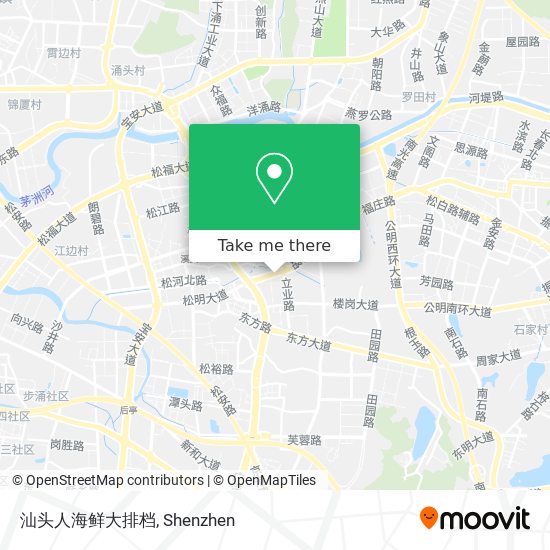 汕头人海鲜大排档 map