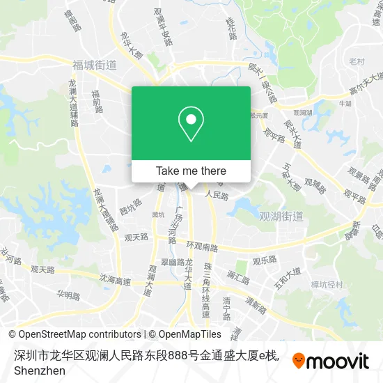 深圳市龙华区观澜人民路东段888号金通盛大厦e栈 map