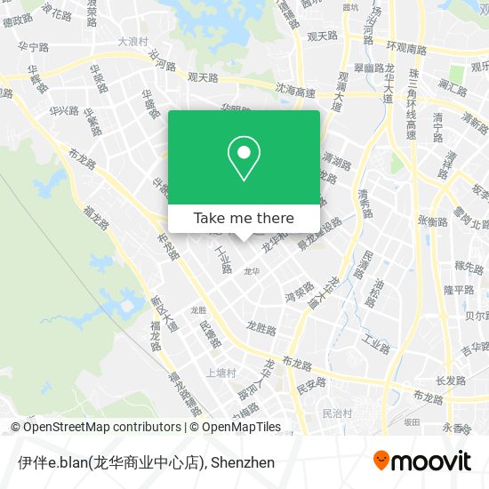 伊伴e.blan(龙华商业中心店) map